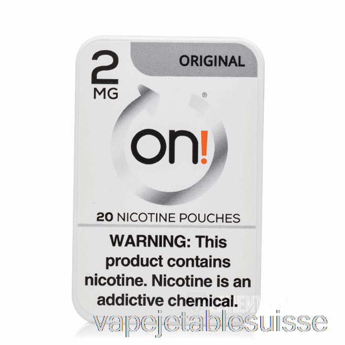 Vape Suisse, C'est Parti ! Sachets De Nicotine - Originaux 2mg